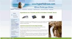 Desktop Screenshot of hyperhidrose.com